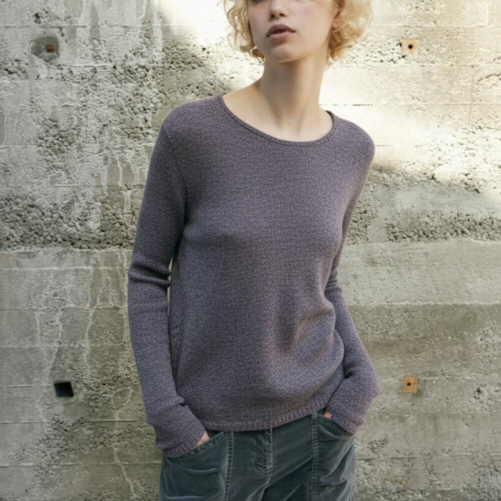 Sz M Hannes Roether 100% Merino Wool Knit Sweater